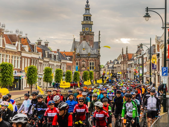 Friese Fietselfstedentocht dit jaar met hoge temperaturen