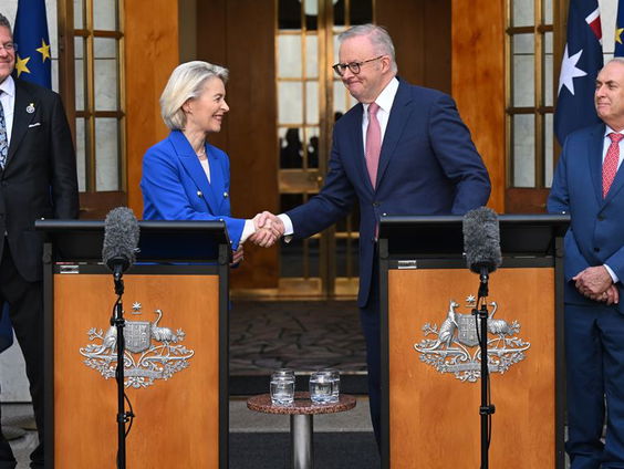 EU sluit in zoektocht naar nieuwe vrienden na 8 jaar handelsdeal met Australiƫ