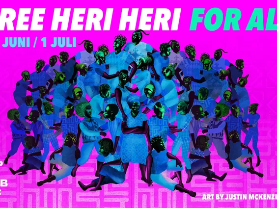 Initiatiefnemer Ayra Kip over Free Heri Heri