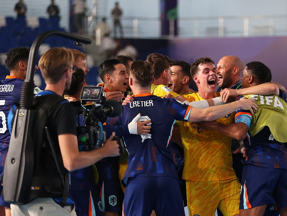 Oranje Futsal bereikte achtste finale WK: 'Bleven strijden voor ons land'