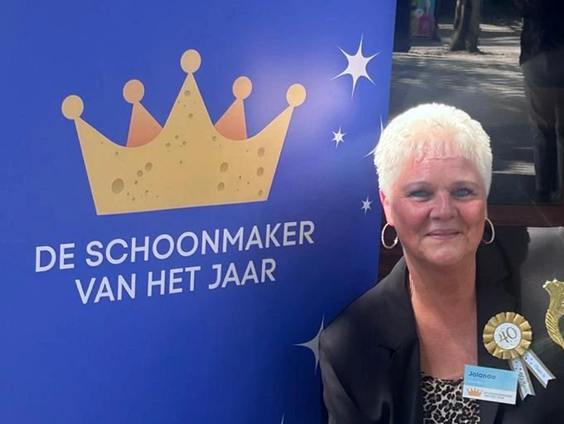 Jolanda Reedijk-den Heijer is Schoonmaker van het Jaar: “Het is onwerkelijk"