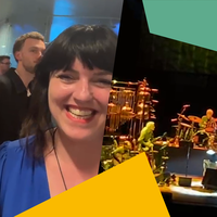 Henk van Steeg was bij het concert van Paul Simon... met een luisteraar!