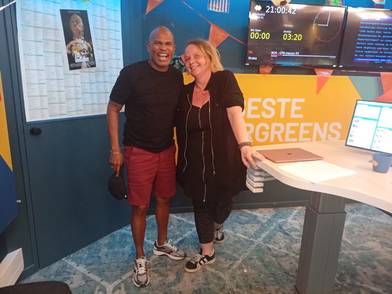 Roue meets Chelle again in het theater