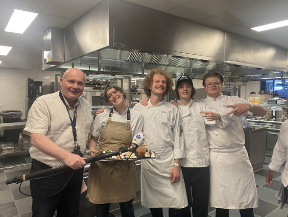 Feest op het MBO Zadkine College in Rotterdam