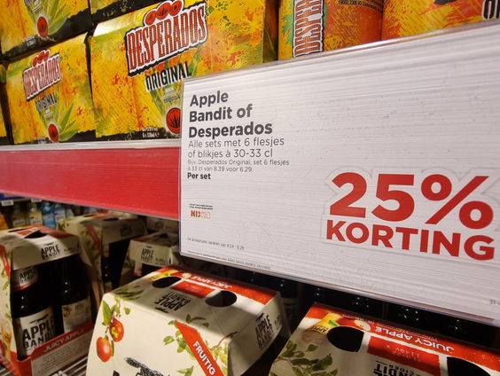 Aantal alcoholaanbiedingen in supermarkten in vier jaar verdubbeld
