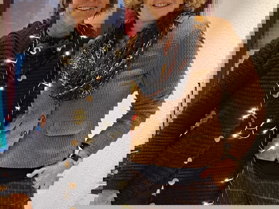 De Ochtend zet mensen in de kerstverlichting: Anke Poelman