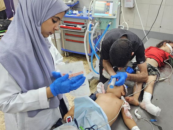 Hoeveel kinderen uit Gaza hebben acute medische hulp nodig?