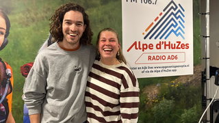 We bieden Laury en Maik een lift aan naar de start