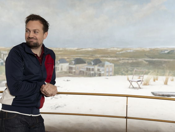 Tim Knol maakt muziek bij Panorama Mesdag