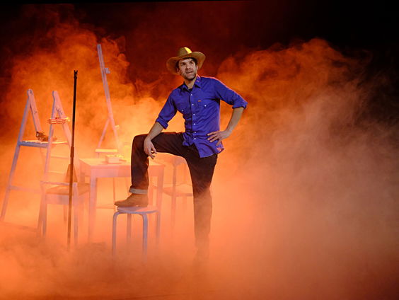 Steyn de Leeuwe maakte een voorstelling over zijn werk in de psychiatrie