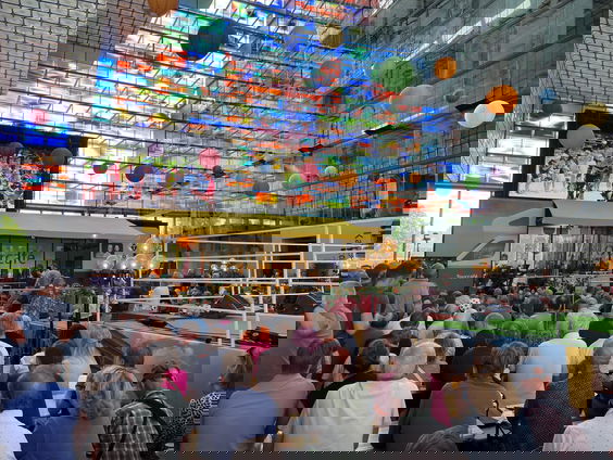 Bert in het TourCafé