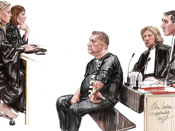 Rechtbanktekenaar Petra Urban maakt al 18 jaar tekeningen van verdachten
