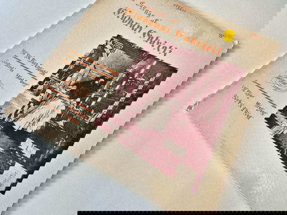 Plaatwerk #76: Giovanni Gabrieli in 'Simulated Stereo'