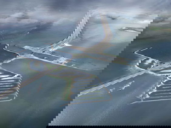 Vismigratierivier dwars door De Afsluitdijk