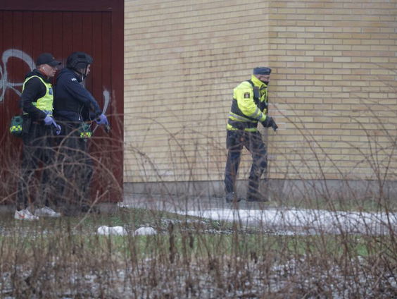 Schietpartij op Zweedse volwassenschool: Vijf gewonden