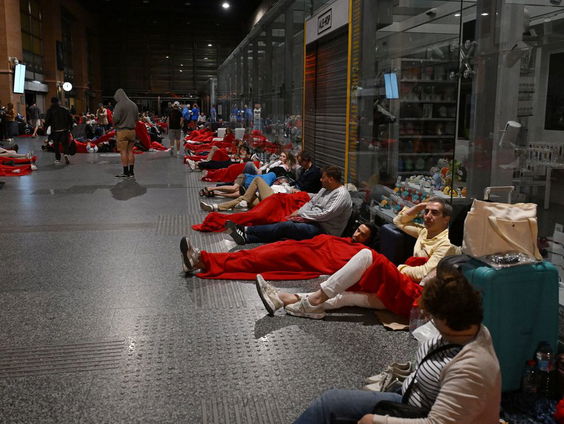 Spanje en Portugal herstellen langzaam na grote stroomstoring