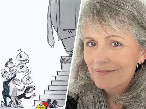 Ontslagen cartoonist bij Washington Post Ann Telnaes wint Pulitzerprijs