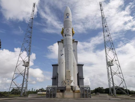 Lancering van de Europese raket Ariane 6