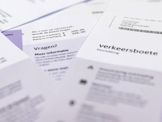 Kamer laat zich informeren over hoge verkeersboetes