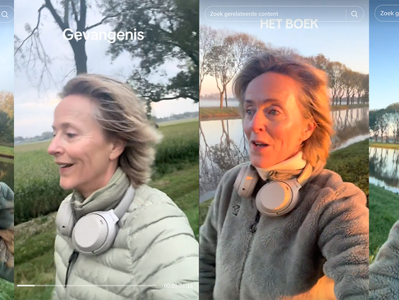 Wandelsensatie Masja de Jongh gaat viraal met haar wandelvideo's