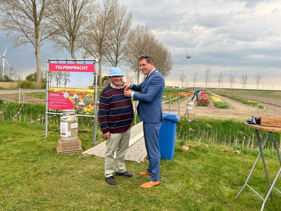 Henk heeft 2000 soorten tulpen in zijn achtertuin