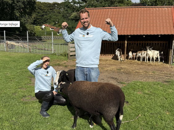 Lief gebaar: 3FM-dj Jamie Reuter ging poepscheppen