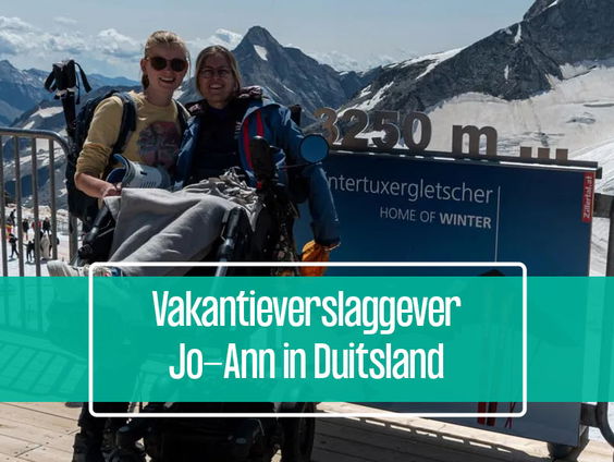 Jo-Ann beklimt Oostenrijkse bergen met haar rolstoel