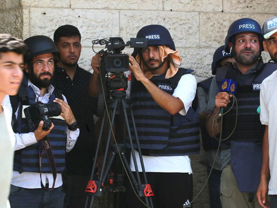 Ook het lot van journalisten in Gaza is onzeker