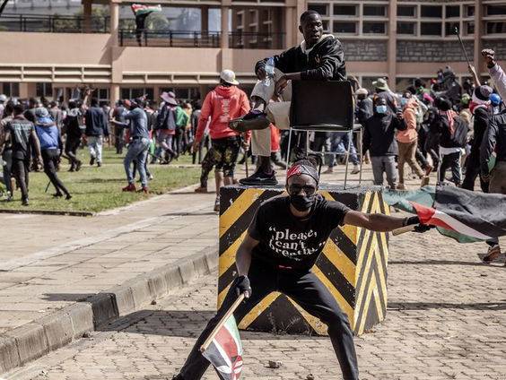 Kenianen in opstand tegen hoge belastingen