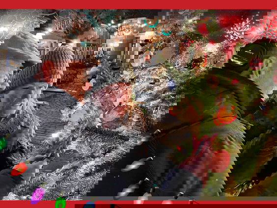 BertOp5 onder Joris' Kerstboom: Karin zet eens iets anders in het licht