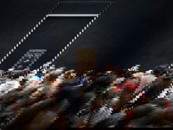 Mona Lisa gaat op kamers