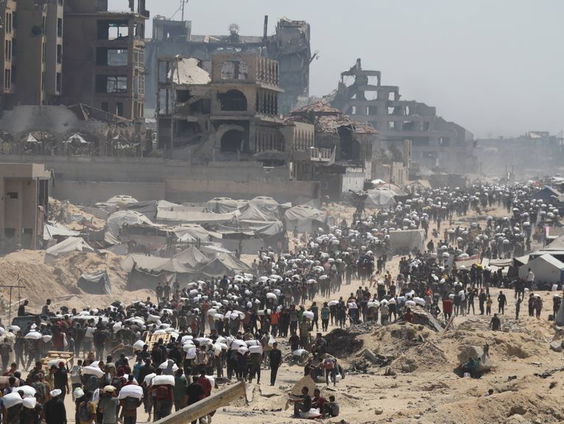 Israël laat hulptransporten toe in Gaza