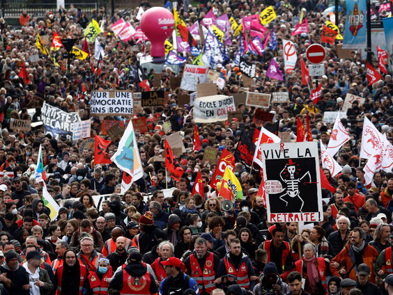 De 1 mei-viering in Frankrijk