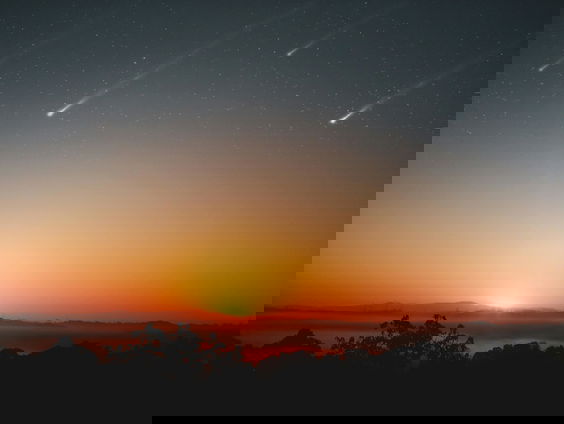 Hoe kan je het beste een vallende ster zien?