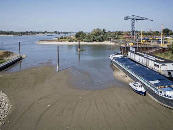 Record uit 1947 gesneuveld: niet eerder zo weinig water door de Rijn