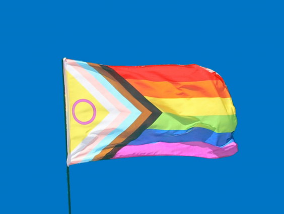 Protestmars tijdens Pride Week in Zwolle om aandacht te vragen voor de LHBTI+-gemeenschap