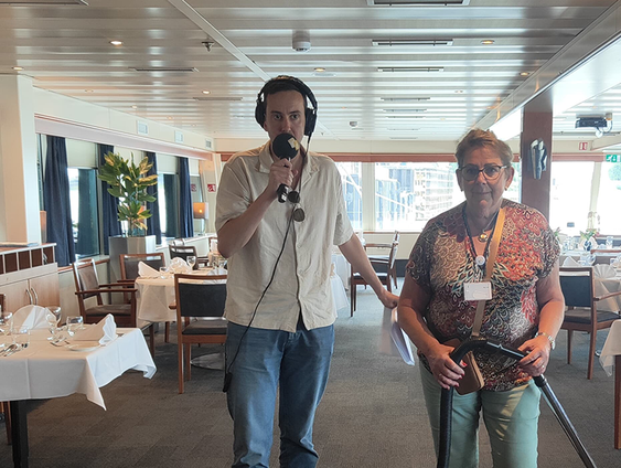 Boordwacht Hermien maakt al 7 jaar deel uit van het Zonnebloem team vrijwilligers