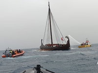Urker schipper levert een belangrijke bijdrage aan blockbuster The Odyssey