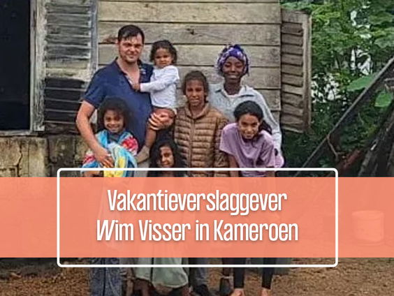 Wim Visser was getuige van een bijzondere ontmoeting in Kameroen