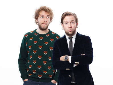 Mark + Ramon de fanclub, met voorzitter Jord