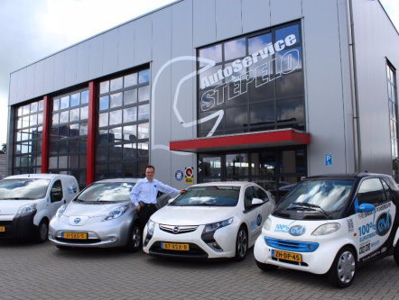 Medewerker van de Dag Kees staat in een lege autozaak