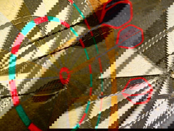 Even lekker over darten kletsen met Arjan van der Giessen