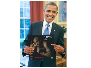 Gedateerde referentie: Obama flikte wat 2Pac nooit voorzag