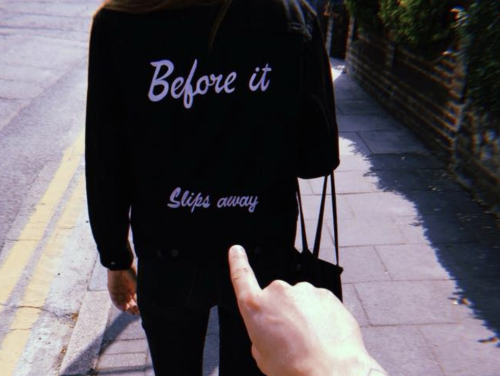 Before it slips away