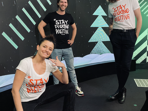 Thomas van der Vlugt zet zich ook in voor Serious Request: STAY FUCKING POSITIVE