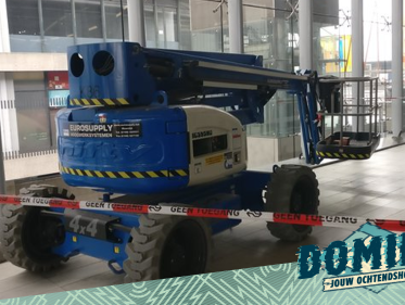 Wat te doen met de hoogwerker op Utrecht Centraal?