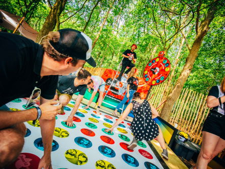 Mark speelt spelletjes de gezelligste bezoeker van Best Kept Secret