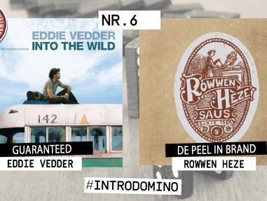 Introdomino: Eddie Vedder - Guaranteed & De Peel In Brand - Rowwen Heze