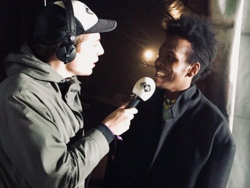 Jeangu Macrooy is nog high van zijn show op Eurosonic