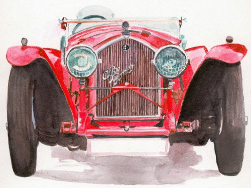 Knipperlichtliedje voor een verrotte Alfa Romeo